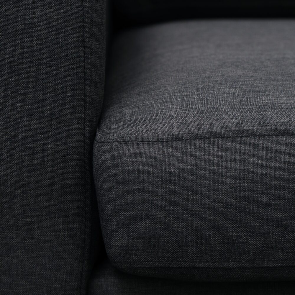 Image of Makers Gregor Fabric 2 Seater Sofa - Charcoal