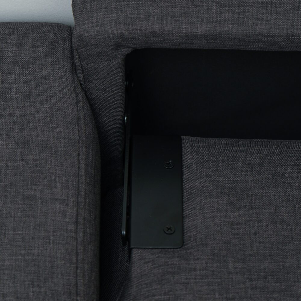 Image of Makers Gregor Fabric 2 Seater Sofa - Charcoal