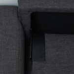 Image of Makers Gregor Fabric 2 Seater Sofa - Charcoal