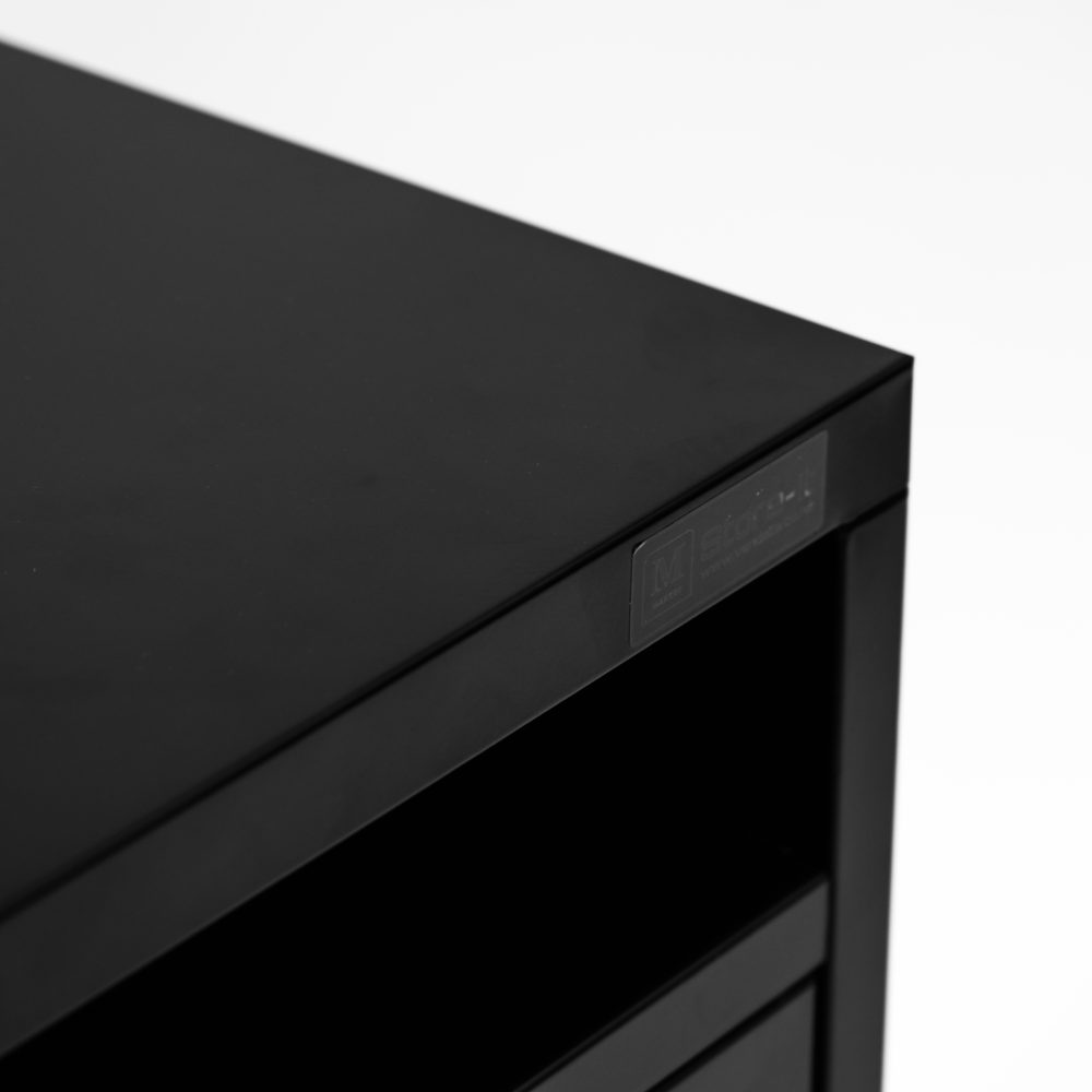 Image of Makers Store-It Bedside Cabinet Black