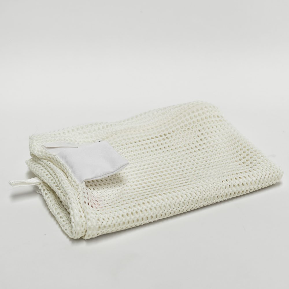 Image of Laundry Bag Mesh White with RFID Tag