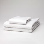 Image of Diamonds 50/50 White Sheeting Set - (1 x Fitted, 1 x Flat & Pillowslip)