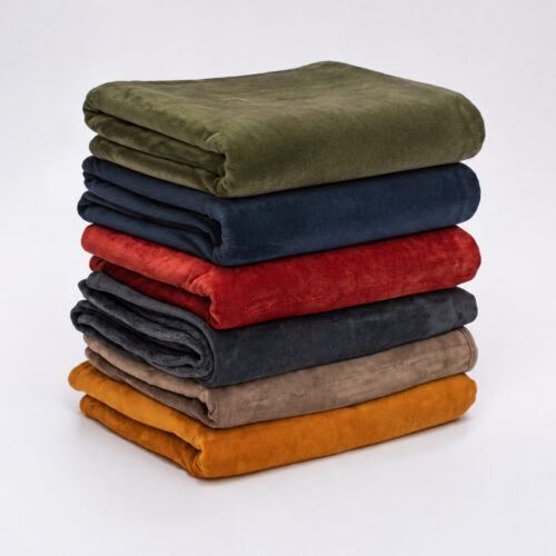 DreamTicket Coral Fleece Blanket - Pewter