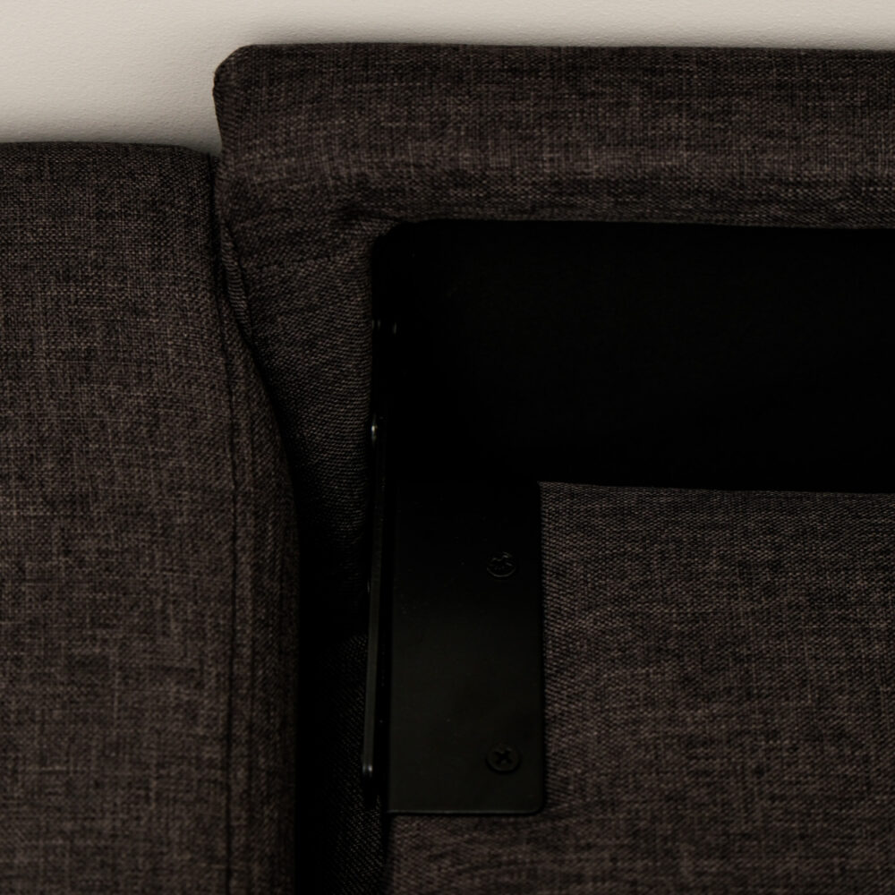 Image of Makers Gregor Fabric Single Seater Chair - Brown