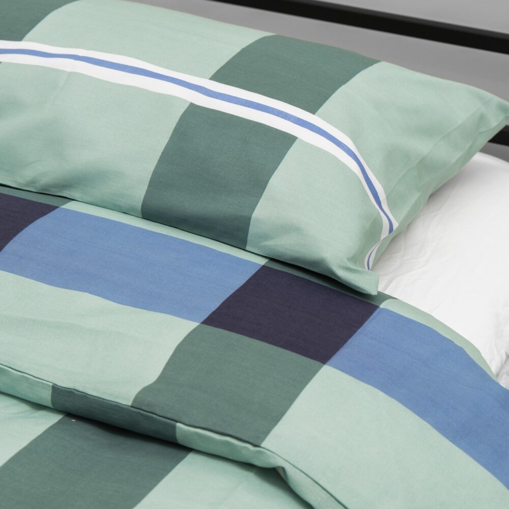 Image of Weavers Studio Duvet Cover Set - Aqua
