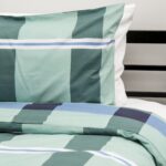 Image of Weavers Studio Duvet Cover Set - Aqua
