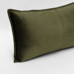 Image of DreamGreen Verve Velvet Cushion Cover Fern - Breakfast