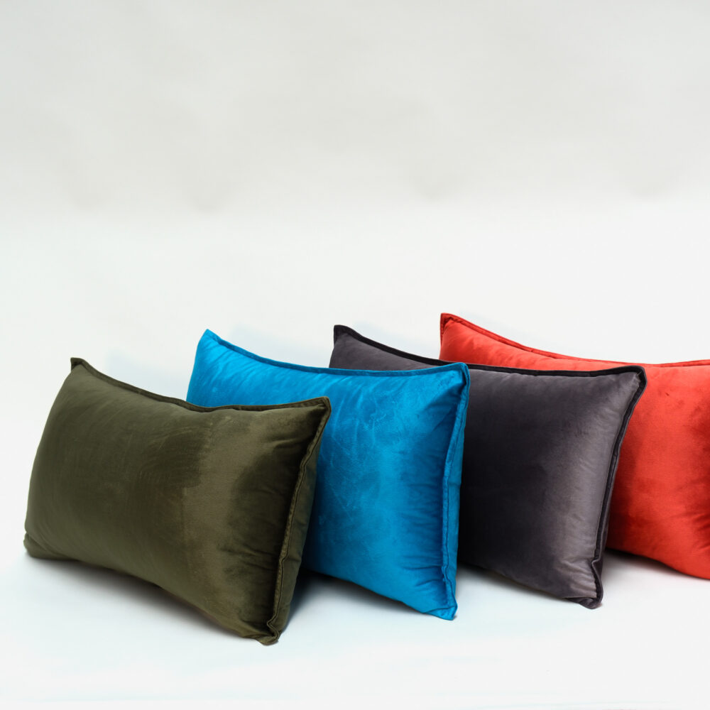 Image of DreamGreen Verve Velvet Cushion Cover Fern - Breakfast