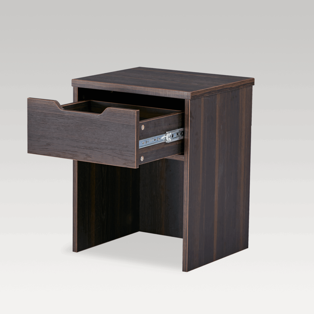 Image of Studio Bedside with Drawer - Dark Oak