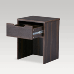 Image of Studio Bedside with Drawer - Dark Oak