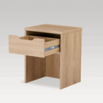 Image of Studio Bedside with Drawer - Oak