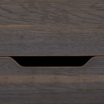 Image of Studio Tallboy 4 Drawer - Dark Oak