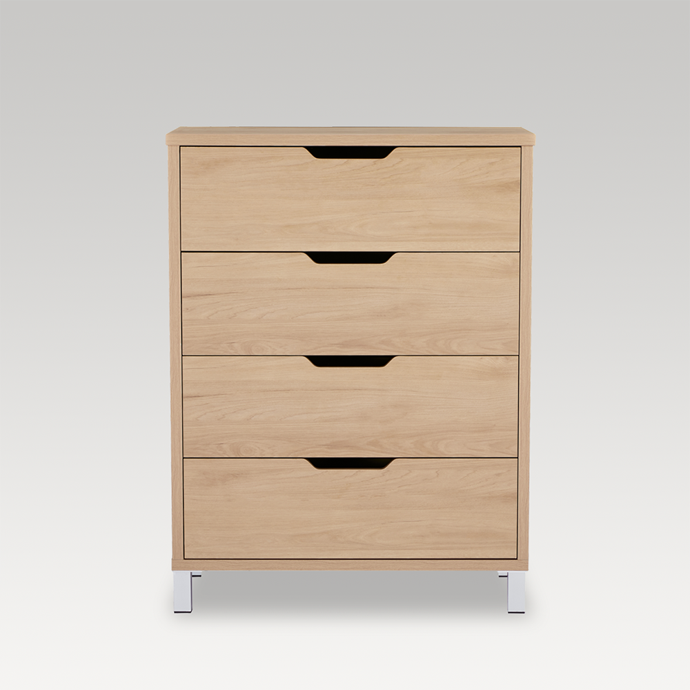 Image of Studio Tallboy 4 Drawer - Light