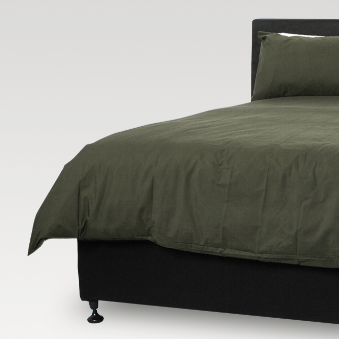 Image of Weavers 90gsm FibreSoft Duvet Cover Olive