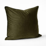 Image of DreamGreen Verve Velvet Cushion Cover Fern - Euro