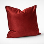 Image of DreamGreen Verve Velvet Cushion Cover Russet - Euro