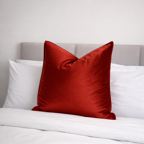 DreamGreen Verve Velvet Cushion Cover Russet - Euro