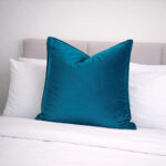 Image of DreamGreen Verve Velvet Cushion Cover Teal - Euro