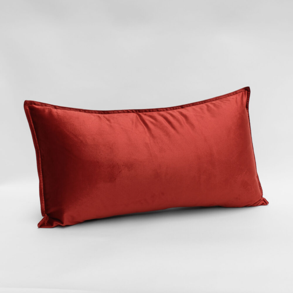 Image of DreamGreen Verve Velvet Cushion Cover Russet - Breakfast