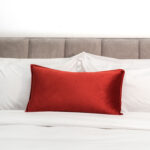 Image of DreamGreen Verve Velvet Cushion Cover Russet - Breakfast