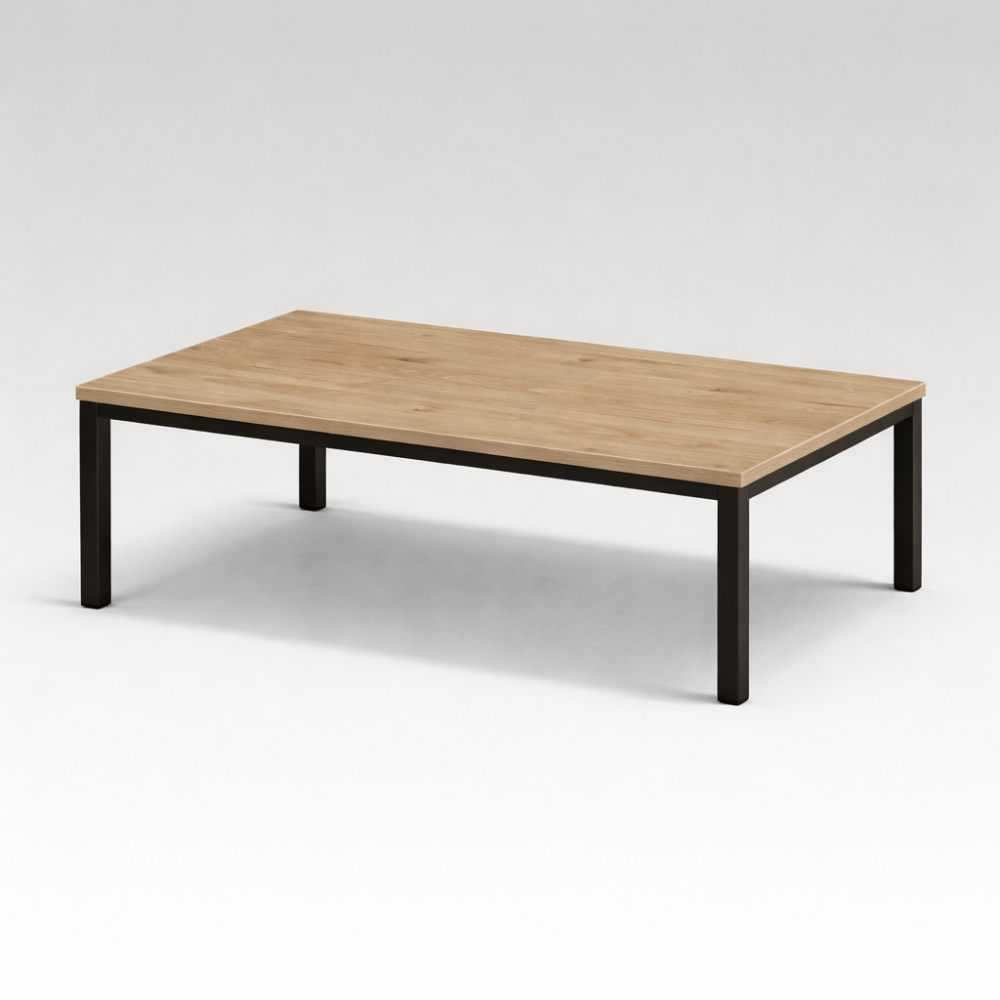 Image of Studio Steel Framed Coffee Table - Light