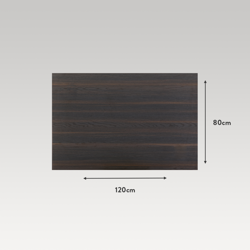 Image of Studio Dining Table - Dark Oak