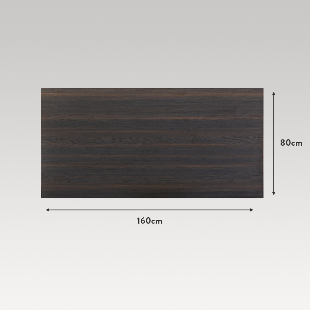 Image of Studio Dining Table - Dark Oak