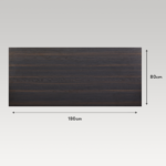 Image of Studio Dining Table - Dark Oak