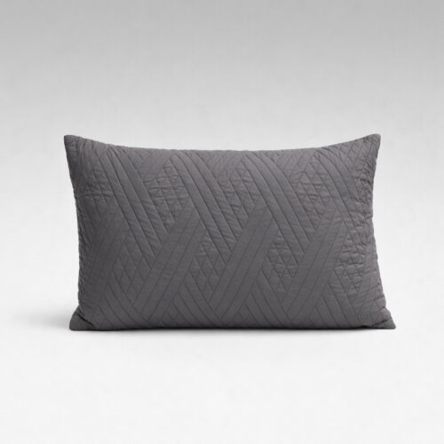 DreamGreen Amora Cushion Cover Charcoal - Oblong