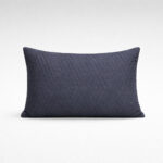 Image of DreamGreen Amora Cushion Cover Navy - Oblong