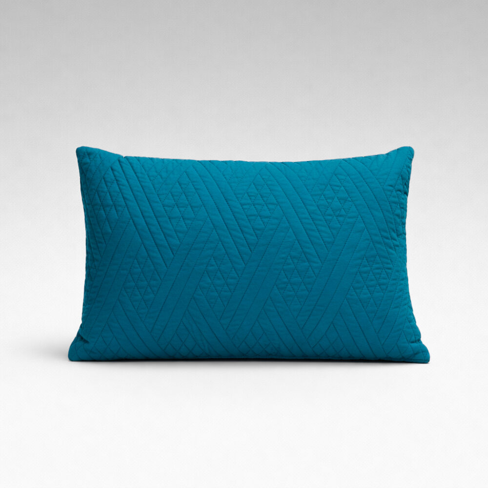 Image of DreamGreen Amora Cushion Cover Teal - Oblong