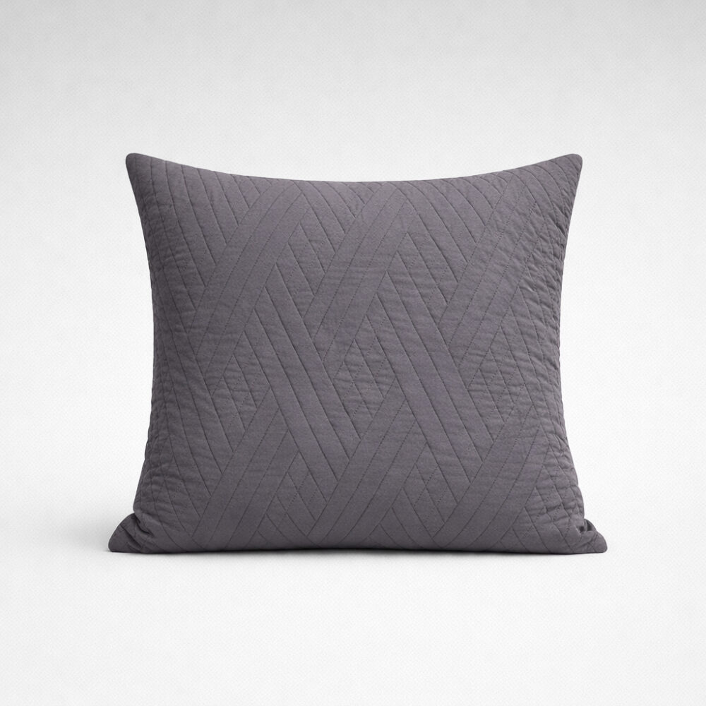 Image of DreamGreen Amora Cushion Cover Charcoal - Square