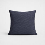 Image of DreamGreen Amora Cushion Cover Navy - Square