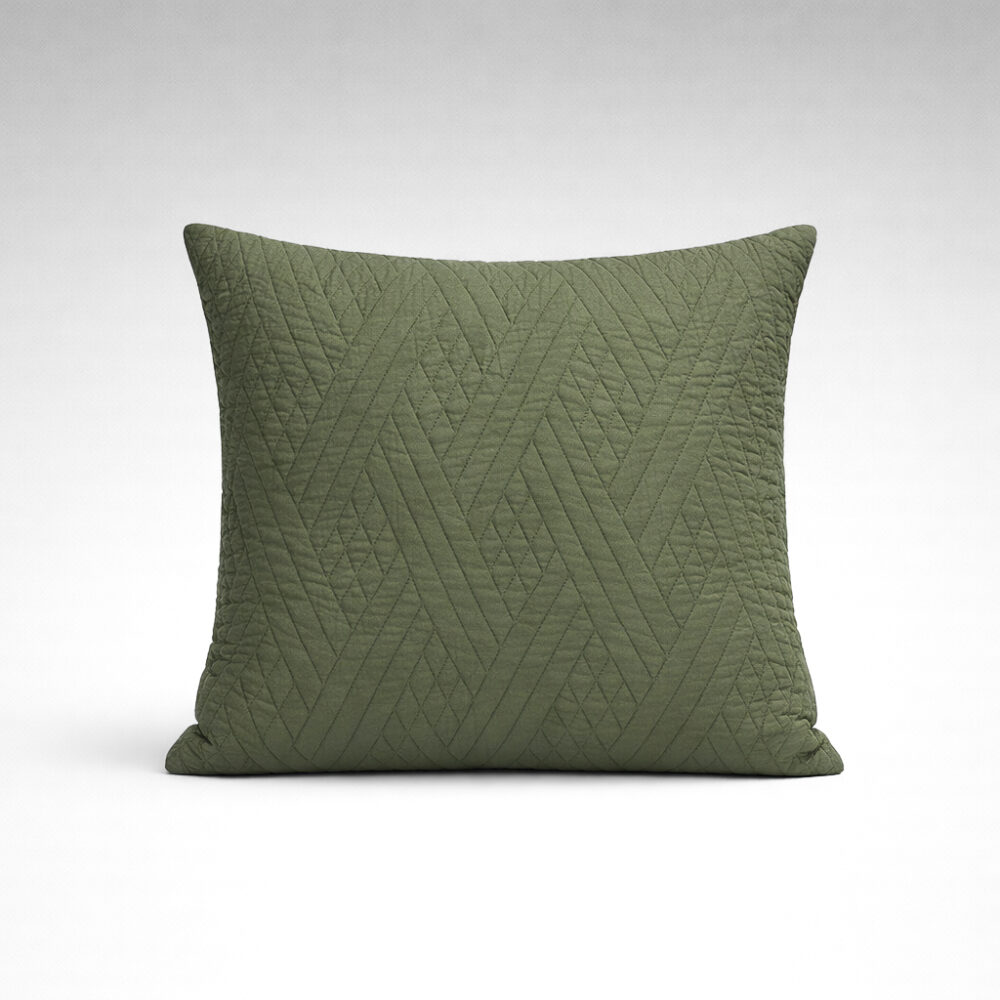 Image of DreamGreen Amora Cushion Cover Olive - Square