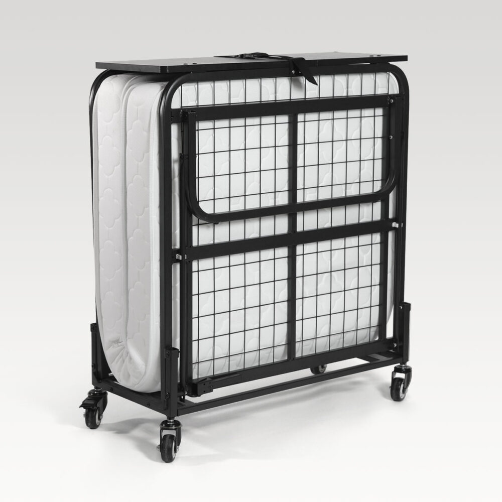 Image of Makers UrbanSteel Folding Rollaway Bed Frame - Single