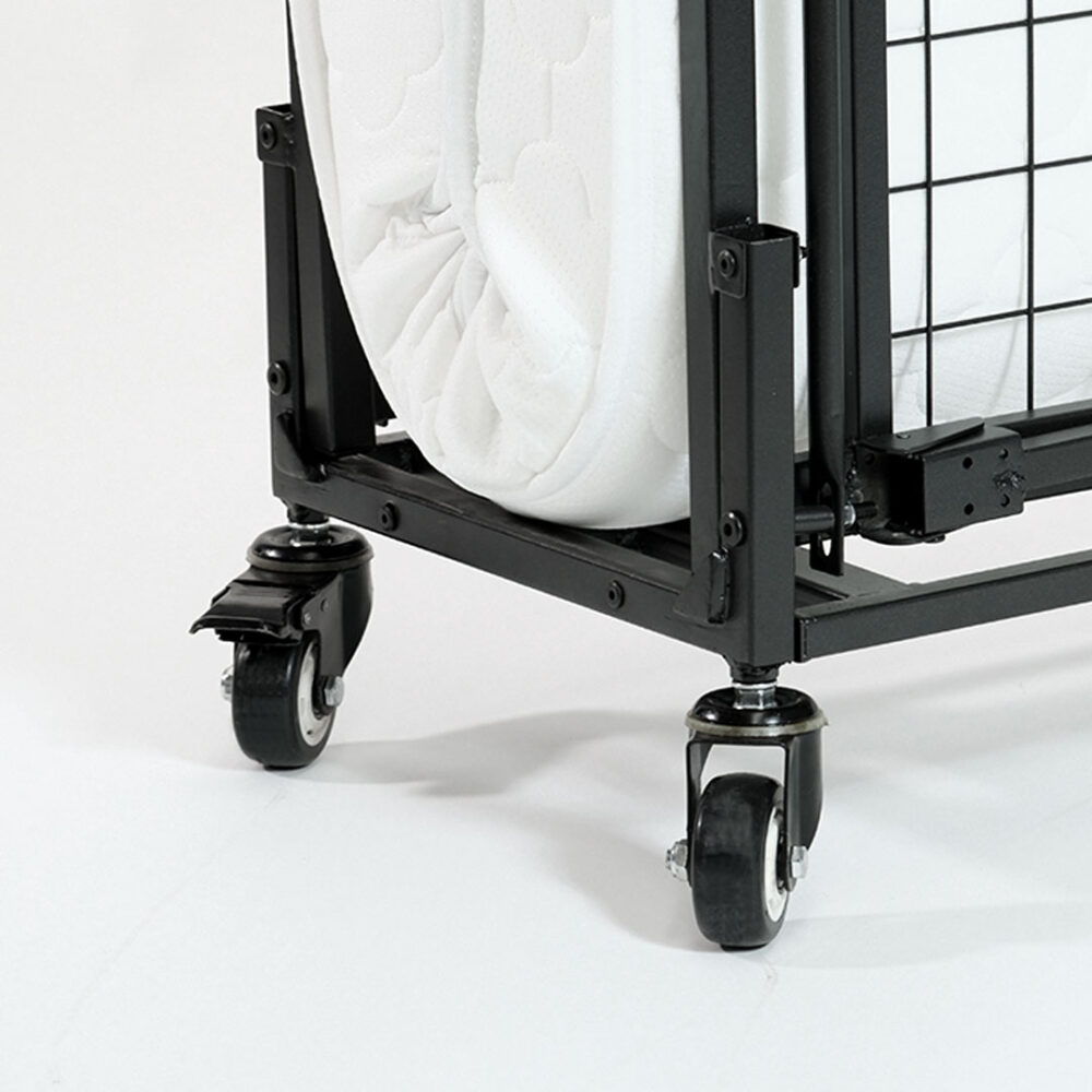 Image of Makers UrbanSteel Folding Rollaway Bed Frame - Single